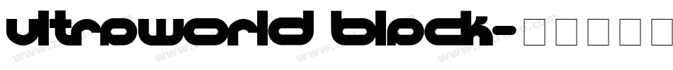 Ultraworld black字体转换
